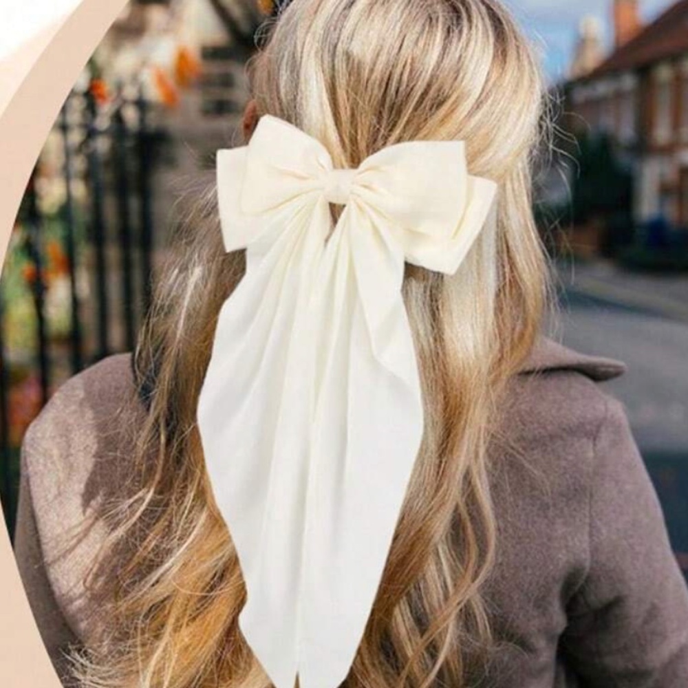 Romantic Bow Hair Clips - Picture 1 of 5